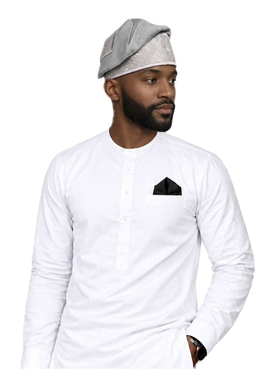 Aso ebi for gentlemen: top and trousers